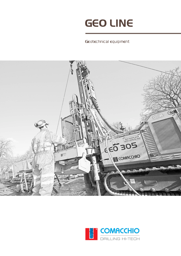 Comacchio - Model CH 12 CS - Multipurpose Rig - Brochure