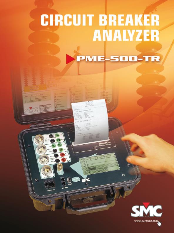 EuroSMC - Model PME-500-TR - Circuit Break Timer Test Set - Brochure