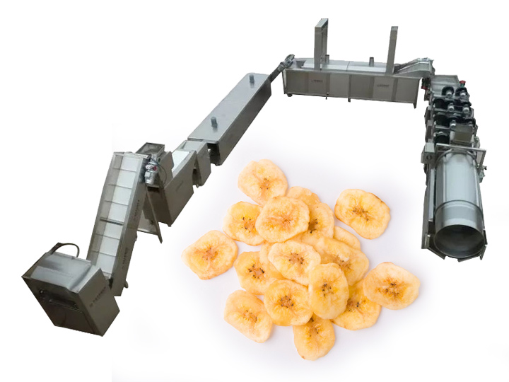 Taizy Machinery Fried Banana Plantain Chips Production Line