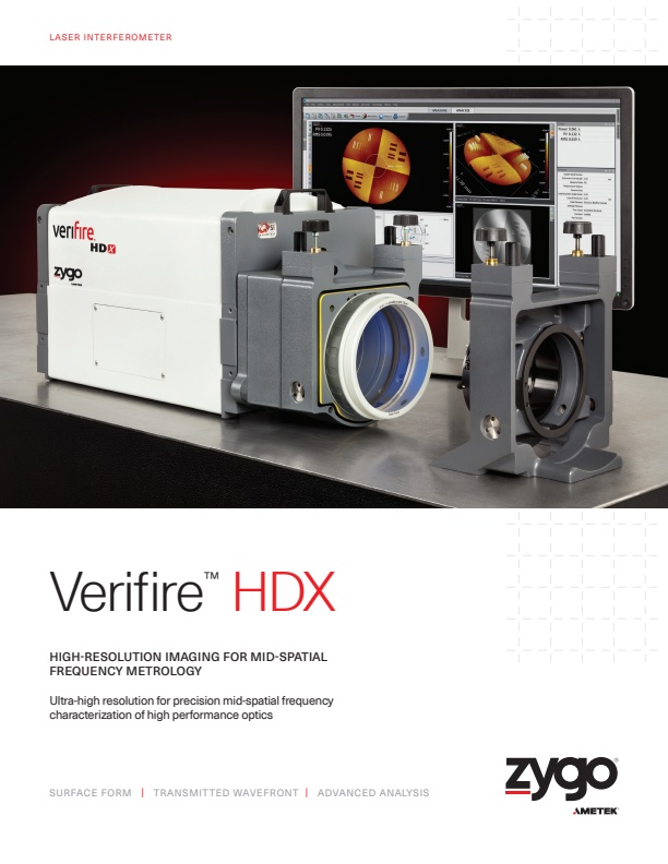 Verifire - Model HDX - Interferometer System - Brochure