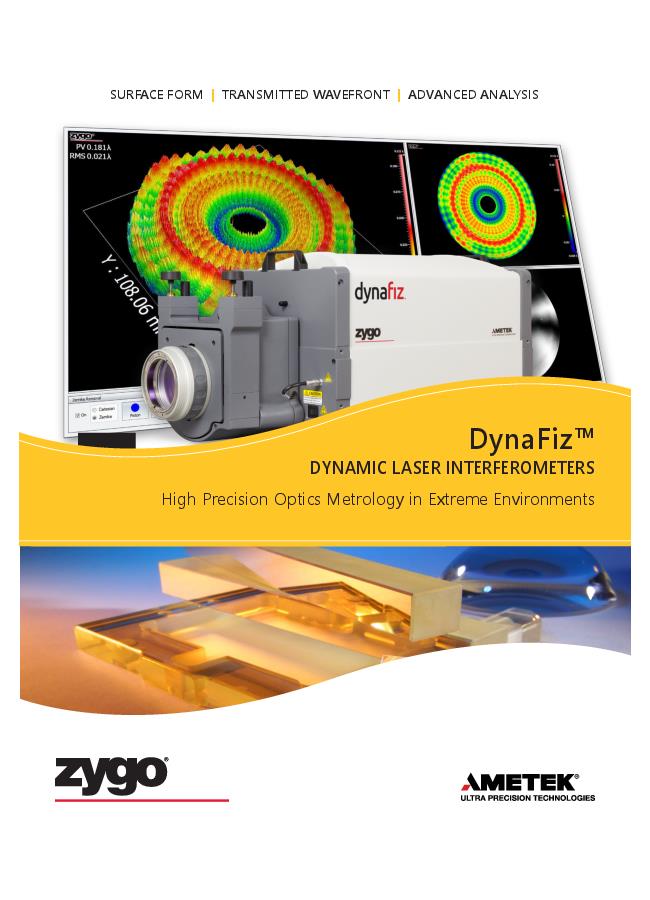 Zygo - Model Verifire MST + - Simultaneous Multi-Surface Test ...