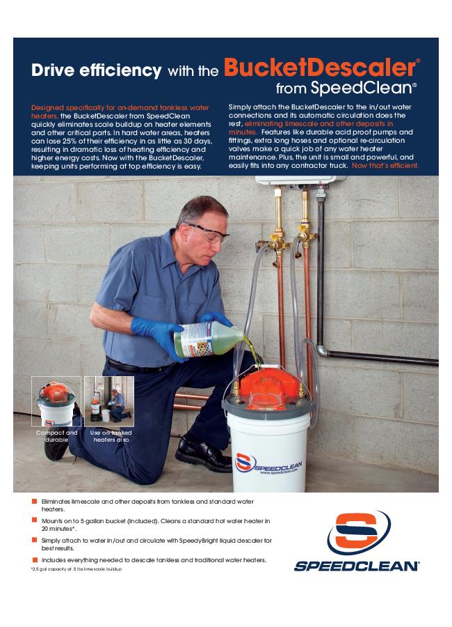 SpeedClean - Model SC-DS-5 - Industrial Bucket Descaler System Brochure