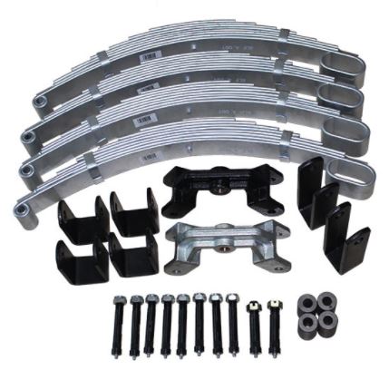Steelland 400KG 8 Leaf Heavy Duty Rocker Roller Tandem Trailer Spring Set