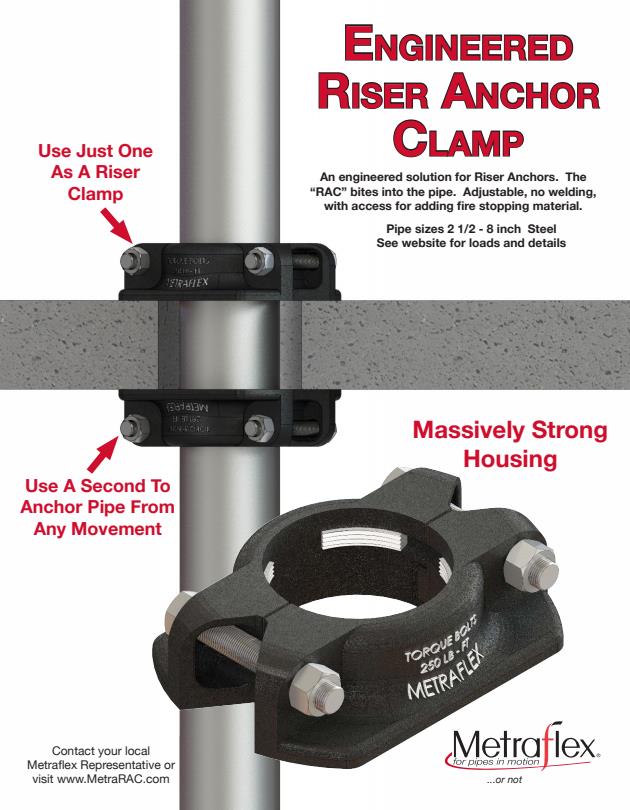 Metraflex - Riser Anchor Clamp - Brochure