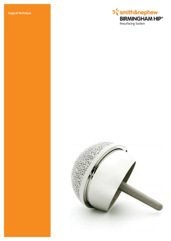 Birmingham - Model HIP - Resurfacing System - Brochure