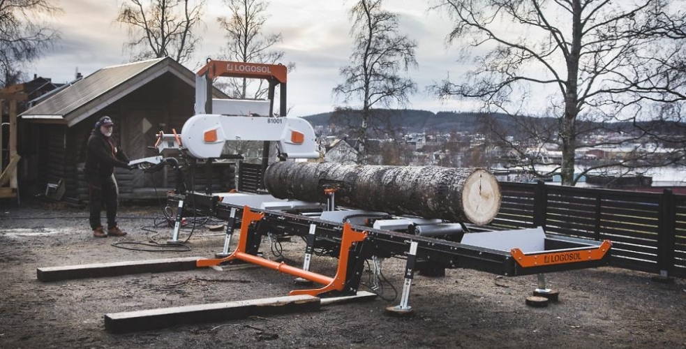 Logosol B1001 Hydraulic Band Sawmill