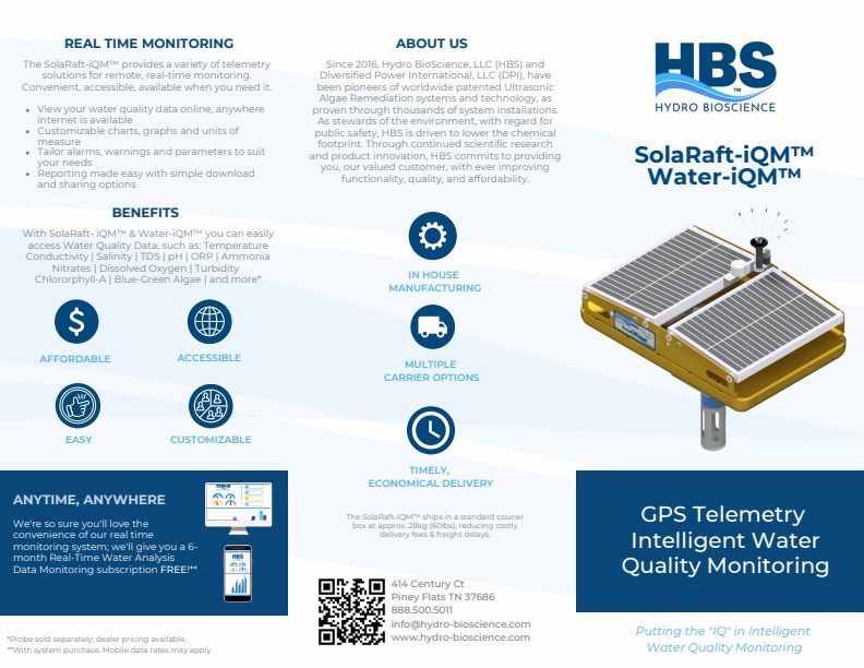 HBS - Model SolaRaft-iQM - Solar Powered Advanced Water Quality ...