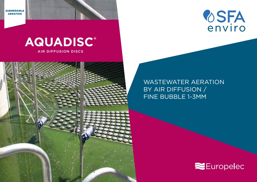 Europelec Aquadisc - Fine Bubble Air Disc Diffusers - Brochure