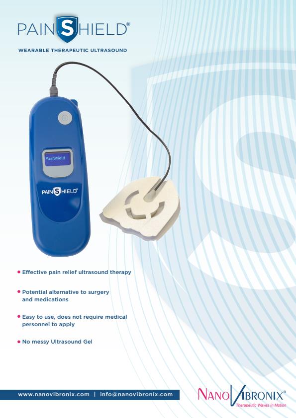PainShield MD - Wearable Therapeutic Ultrasound Device Brochure