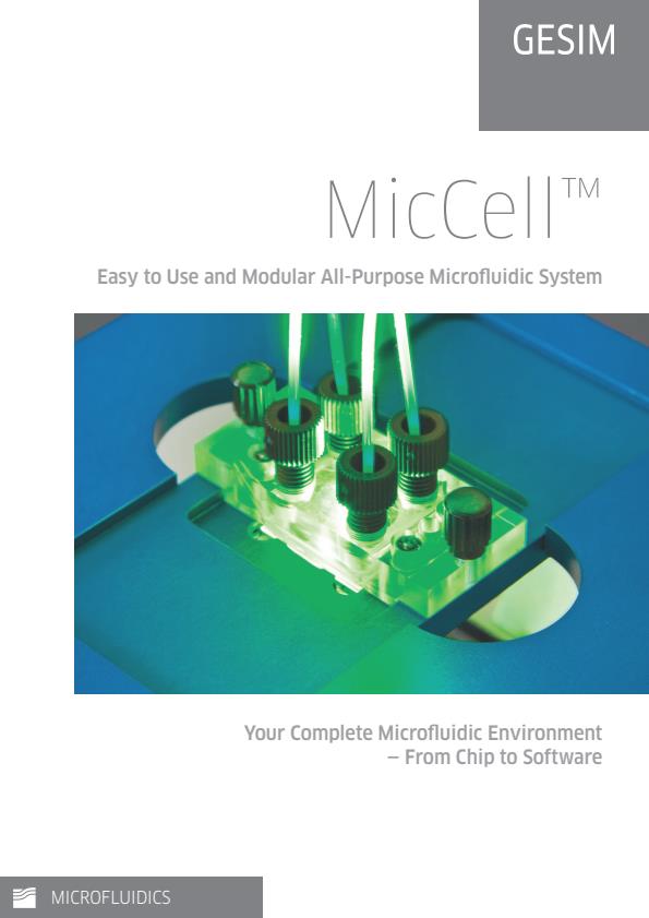 MicCell - Easy to Use and Modular All-Purpose Microfluidic System ...