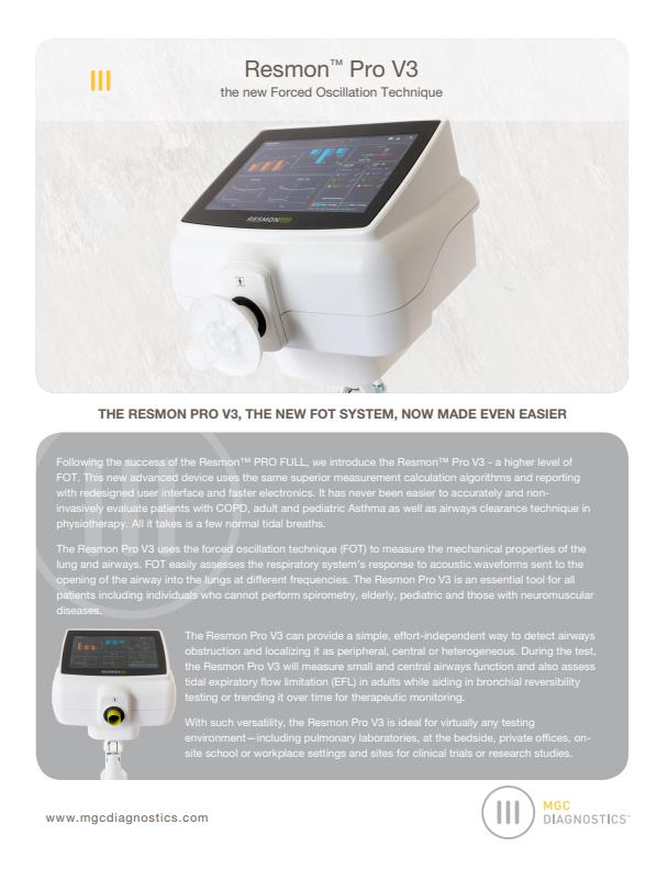 Resmon - Model PRO FULL (V3) - Forced Oscillation Technique - Brochure