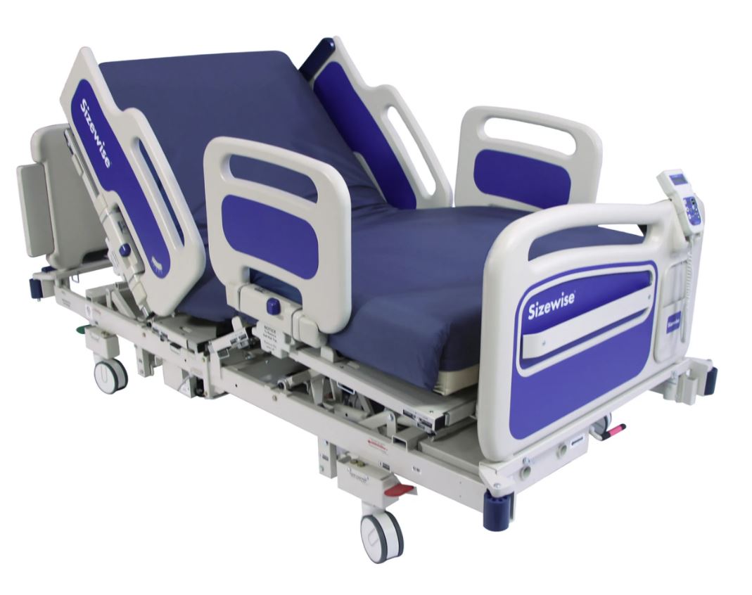 Sizewise Bari Rehab Platform 3 Bed Frames MedSurg/ICU Bariatric