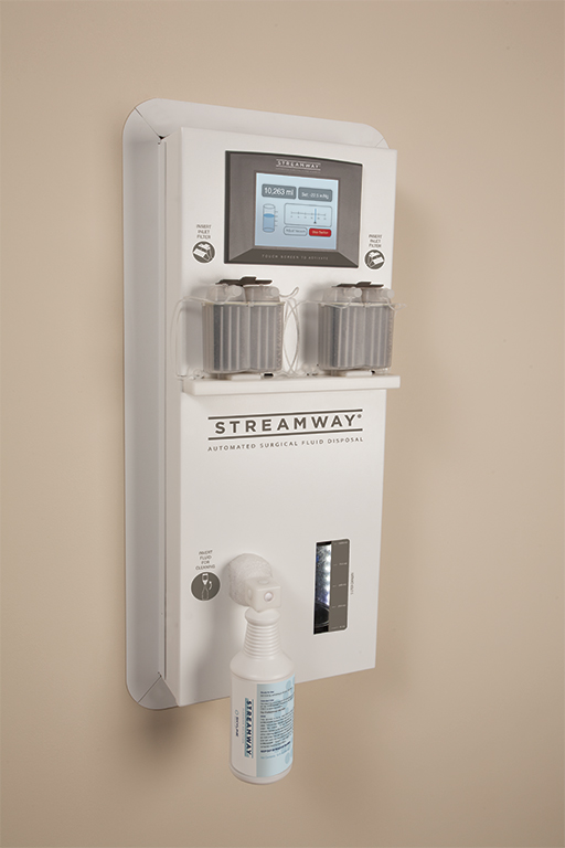 Streamway Surgical Fluid Disposal Device by Skyline Medical