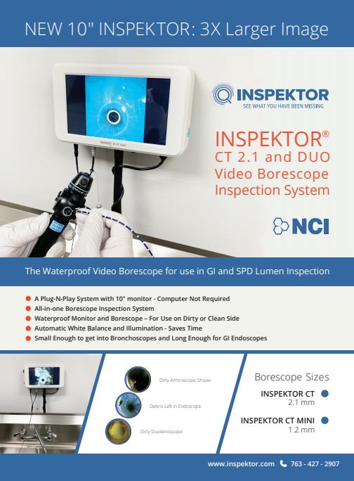INSPEKTOR CT 1.9 and DUO Video Borescope Inspection System Brochure