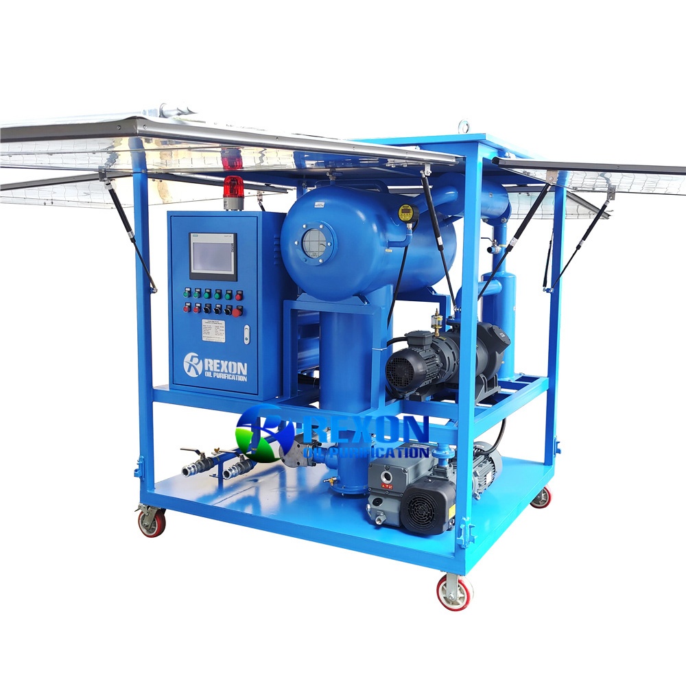 Rexon ZYD-100(6000L/H) Transformer Oil Filter Plant with Air Spring ...