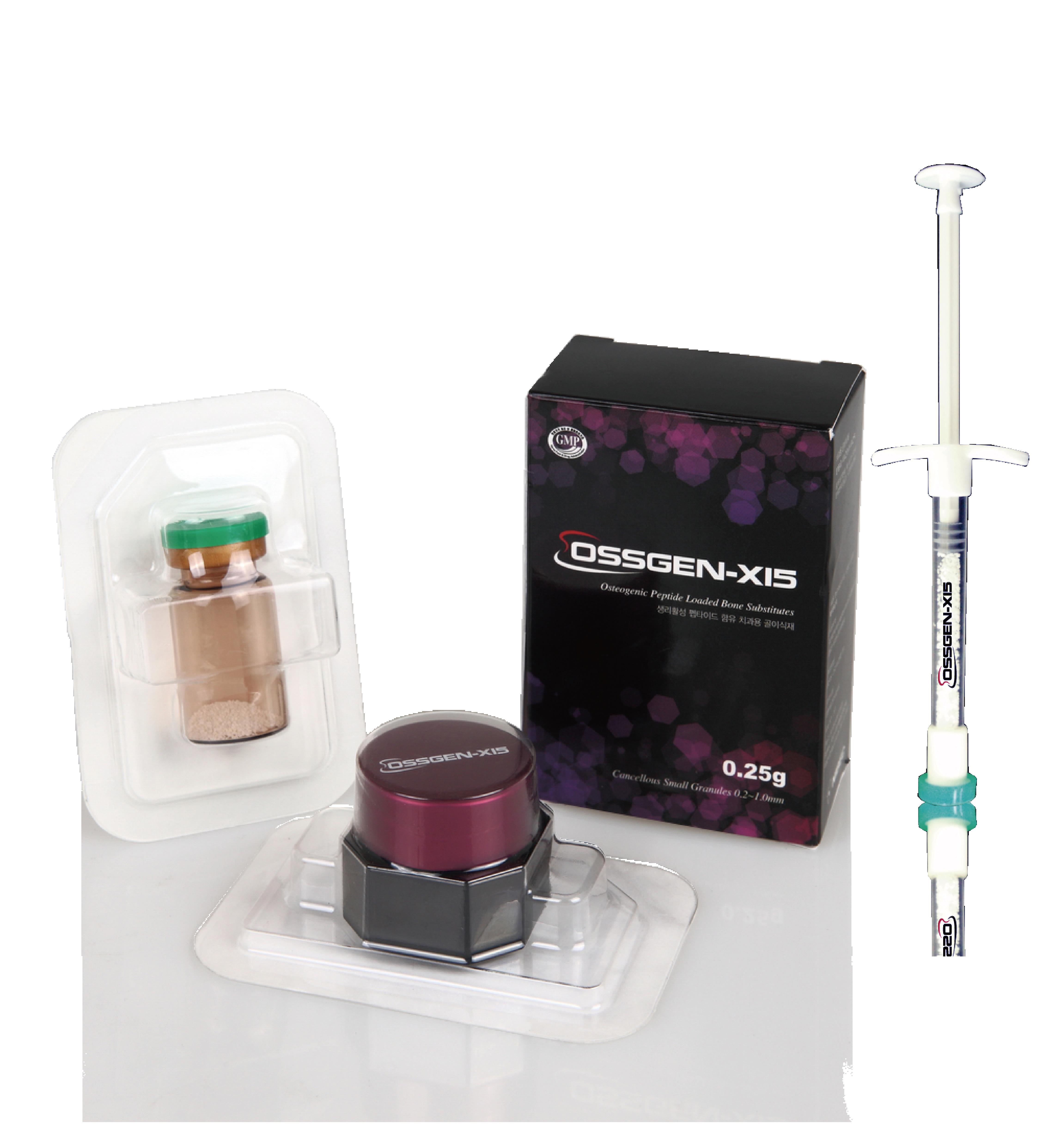 OssgenX 15 PeptideContaining Dental Bone Graft Material
