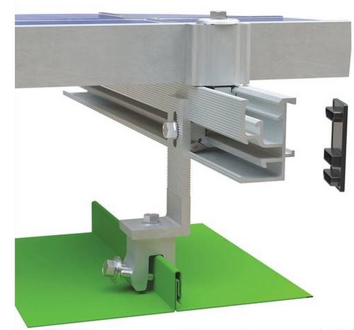 Solar Snap Solar Racking System for Snap Lock Standing Seam Metal Roofs