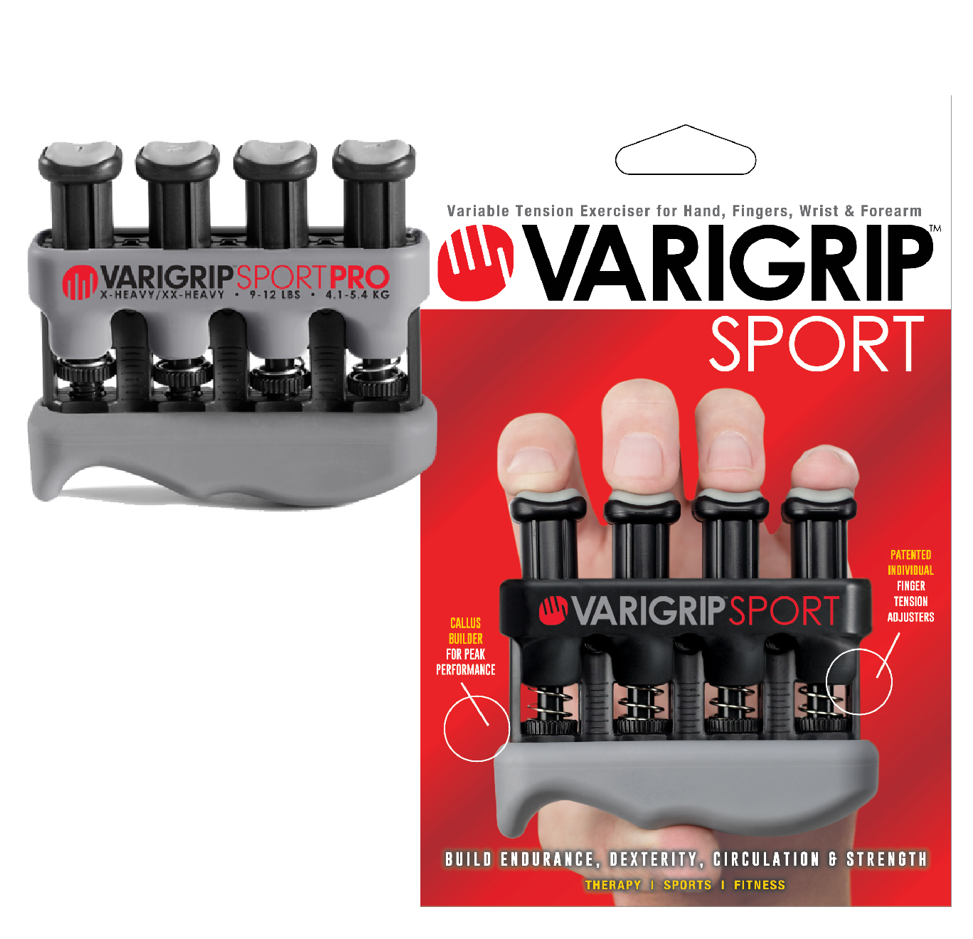 VariGrip Sport (Pro) Hand Therapy Variable Tension