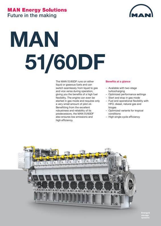 MAN - Model 51/60DF - Dual Fuel Engine Brochure