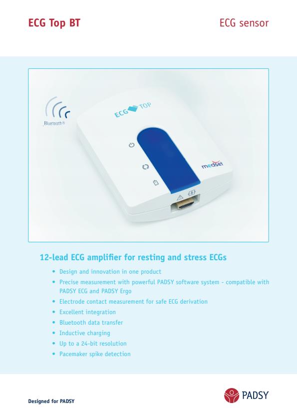 Medset - Model Top D/BT - 12-lead ECG Amplifier for Resting and Stress ...