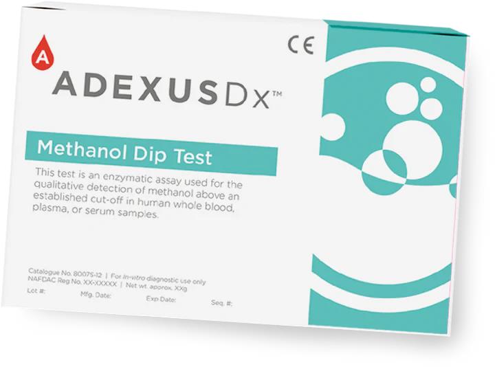 Adexusdx Shop Test Methanol Dip Test Kit by