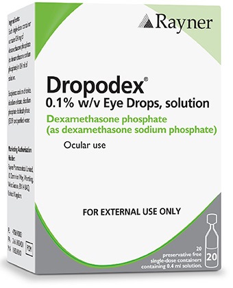 Rayner - Dropodex - Eye Care - Dexamethasone Phosphate 0.1% ...