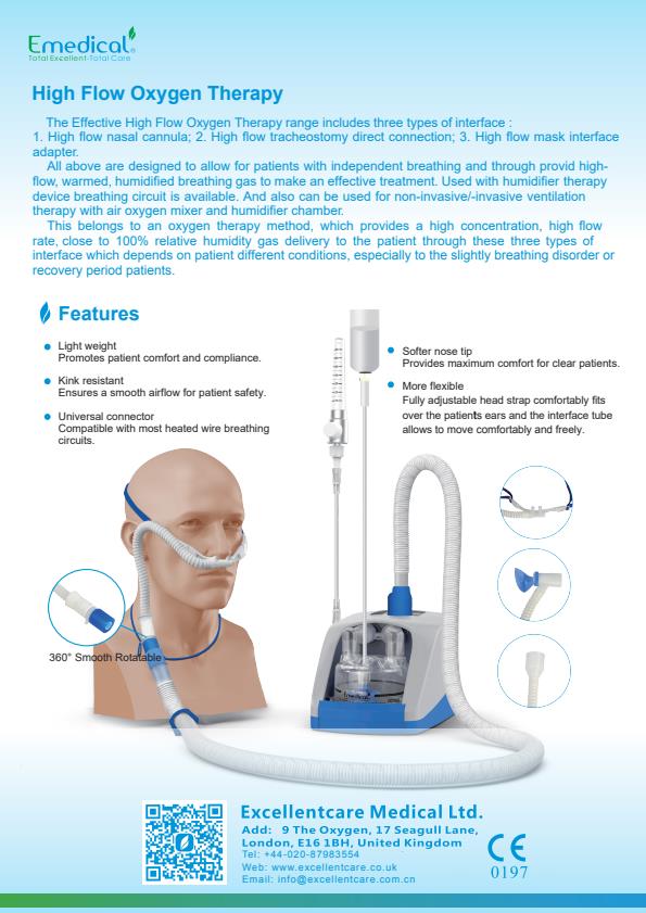 High Flow Oxygen Therapy - Catalogue