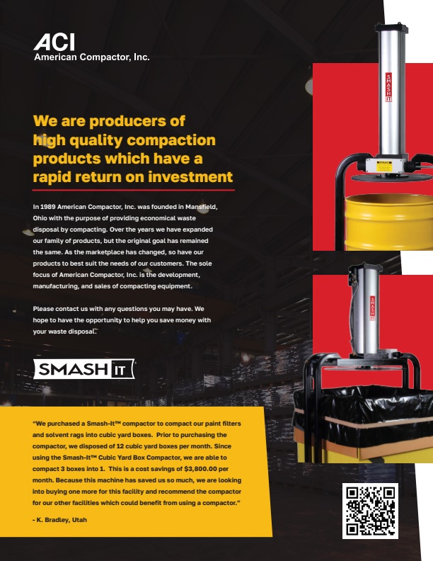 ACI Smash It - 55 Gallon Drum Compactors - Brochure