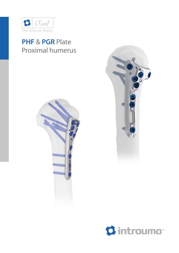 Intrauma - PHF & PGR Plate for Proximal Humerus Brochure