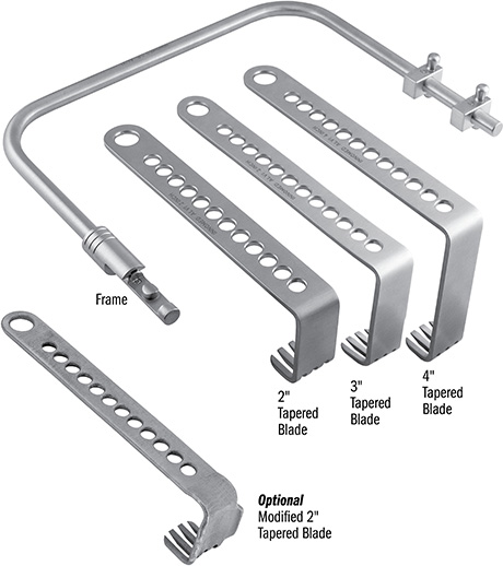 Alvi Small Charnley Style Locking Frame Set