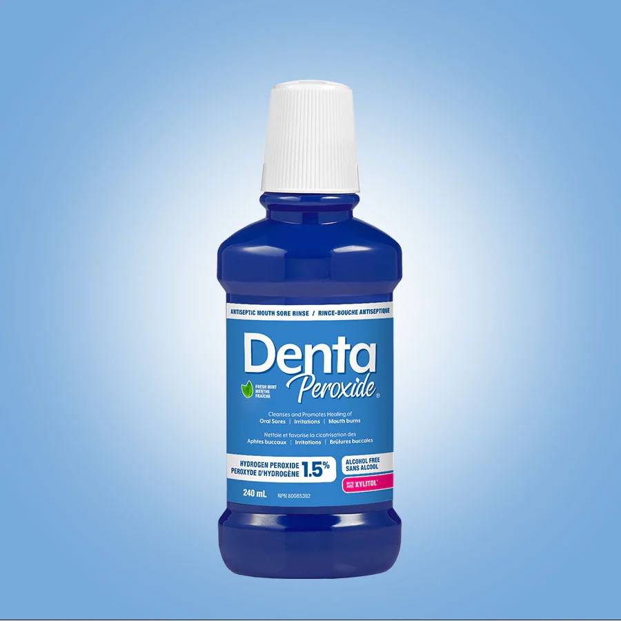 Daily Peroxide Rinse Denta Peroxide, Antiseptic Oral Rinse