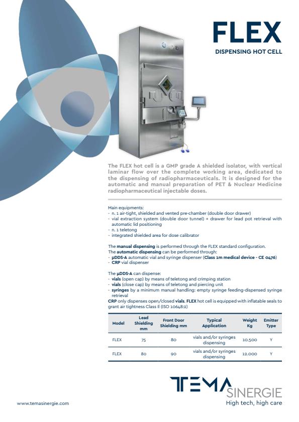 Tema - Model FLEX - GMP Flexible Vials and Syringe Dispensing System ...