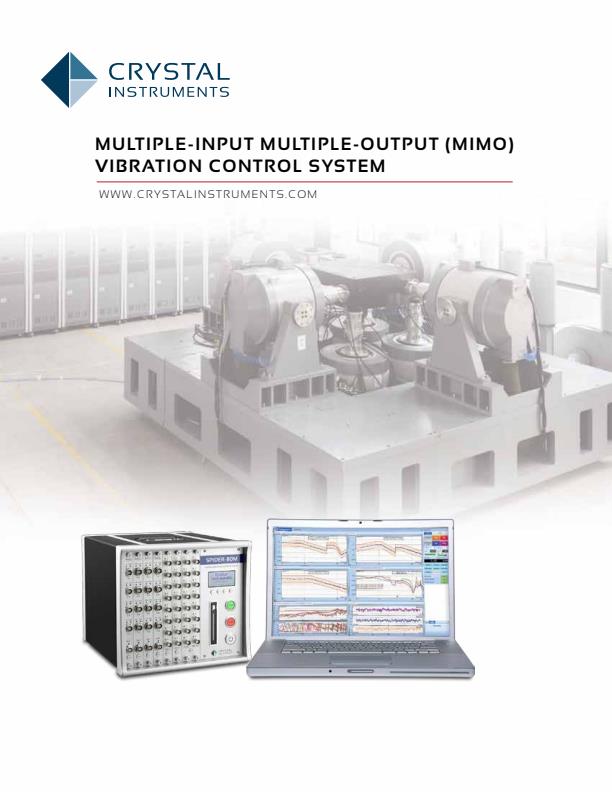 Spider - Model 80M MIMO - Vibration Test Controller - Brochure