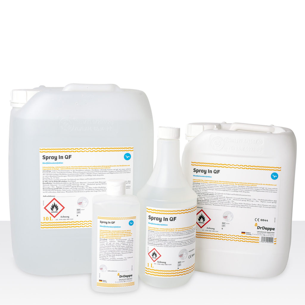 Spray In QF Surface ReadyToUse, Alcoholic, Aldehyde