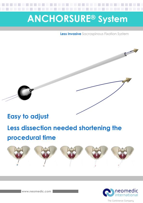 Anchorsure Vaginal Vault Prolapse - Brochure