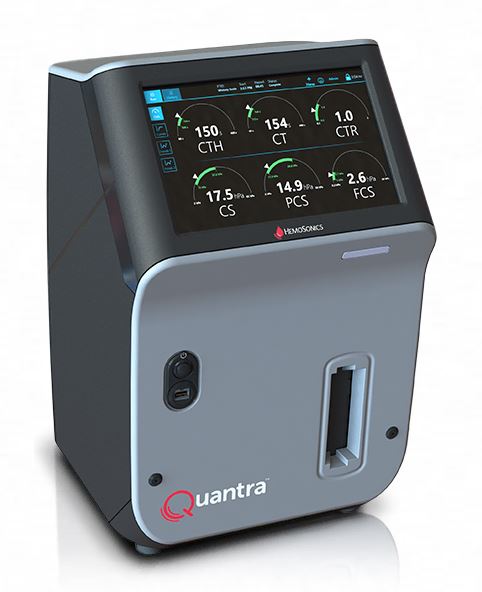 Quantra Hemostasis Analyzer | HemoSonics, LLC