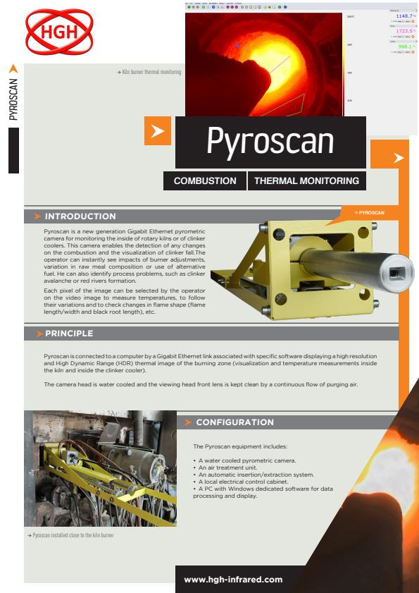 HGH - Model Pyroscan - Ruggedized HDR Pyrometric Camera Brochure