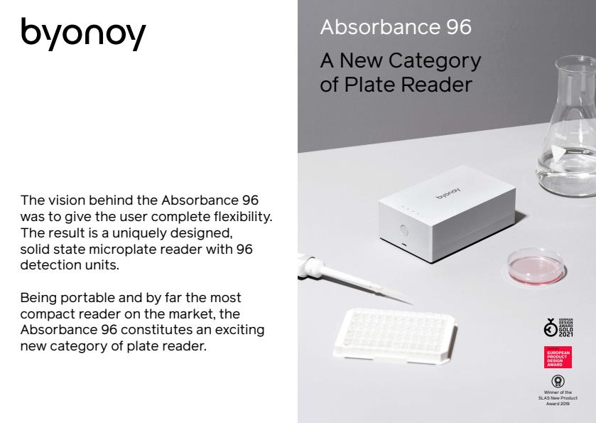 Byonoy - Model Absorbance 96 - Plate Reader Brochure