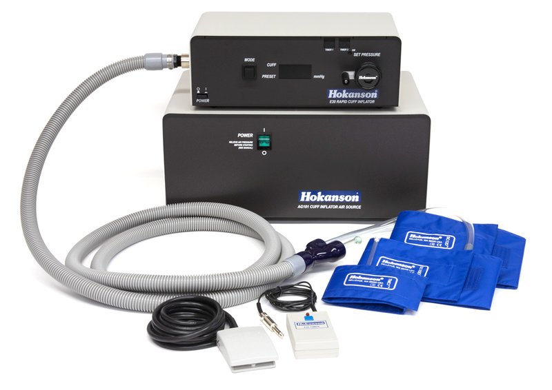 Rapid Cuff Inflation System By D. E. Hokanson, Inc.