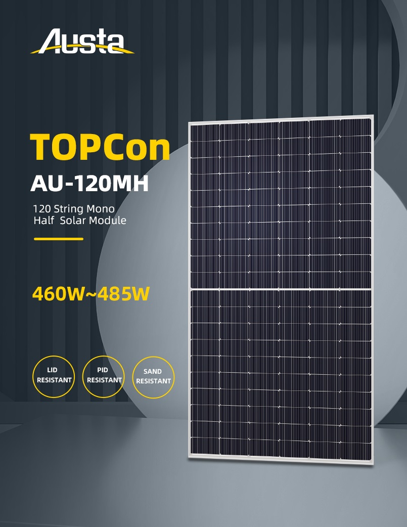 Austa Solar Austa AU-120MH 120 String Mono Half Solar Module