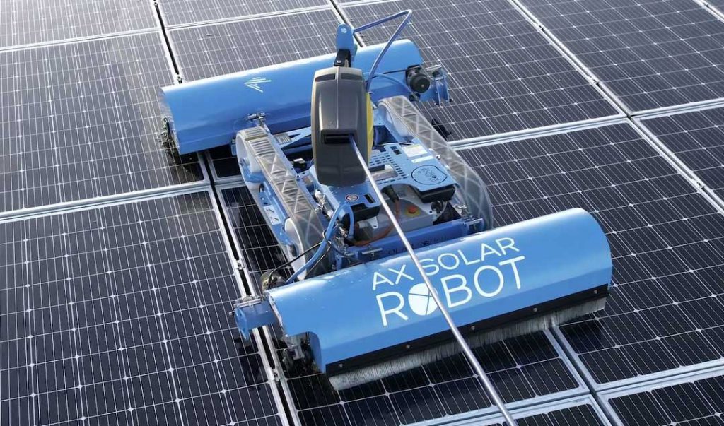 Solar Rower Robot Rider Pv Cleaning Robot | AX Solar Robot