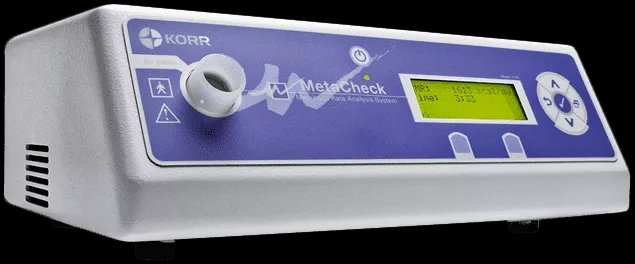 MetaCheck Metabolic Rate Analysis System | KORR Medical Technologies Inc
