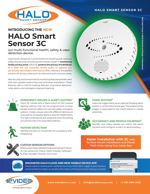 HALO - Model 3C - Smart Sensor Datasheet