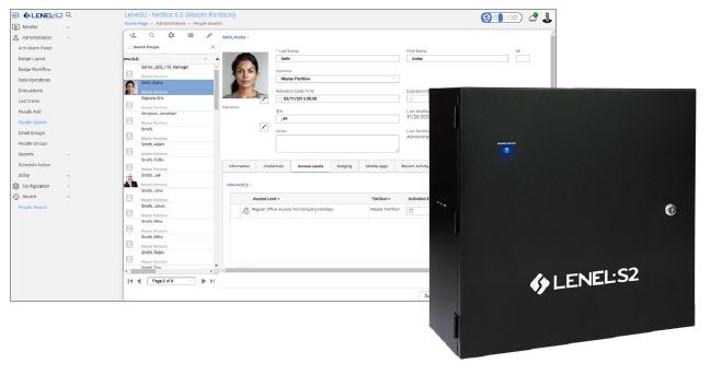 LenelS2 NetBox Access Control and Event Monitoring System