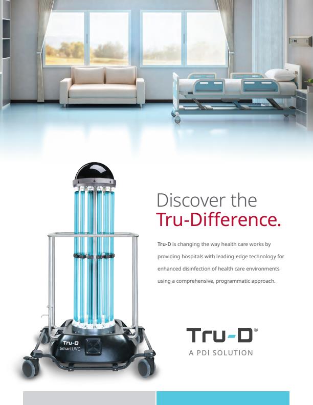 Tru-D - Model Classic - Portable UVC Disinfection System - Brochure