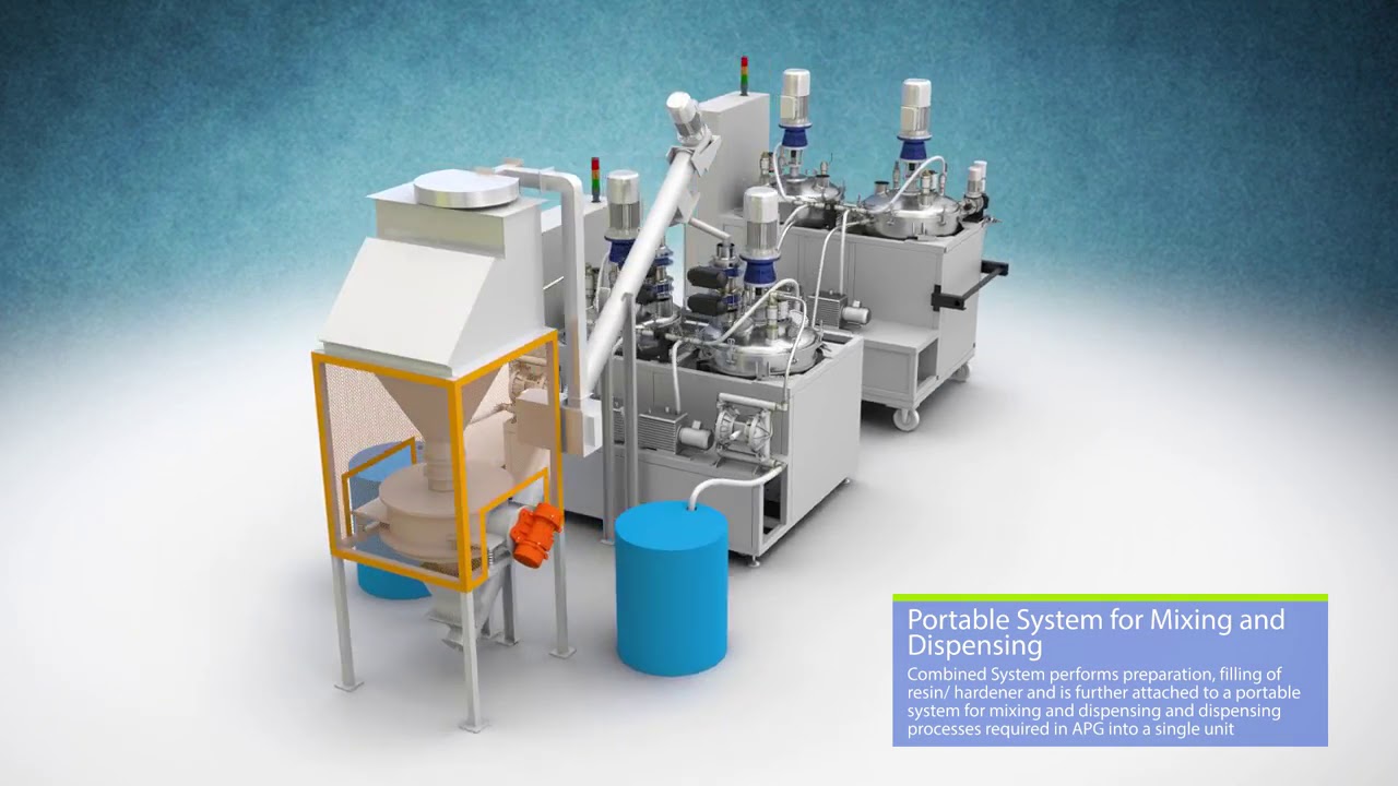 Apg Clamping Machine Epoxy Resin - Video