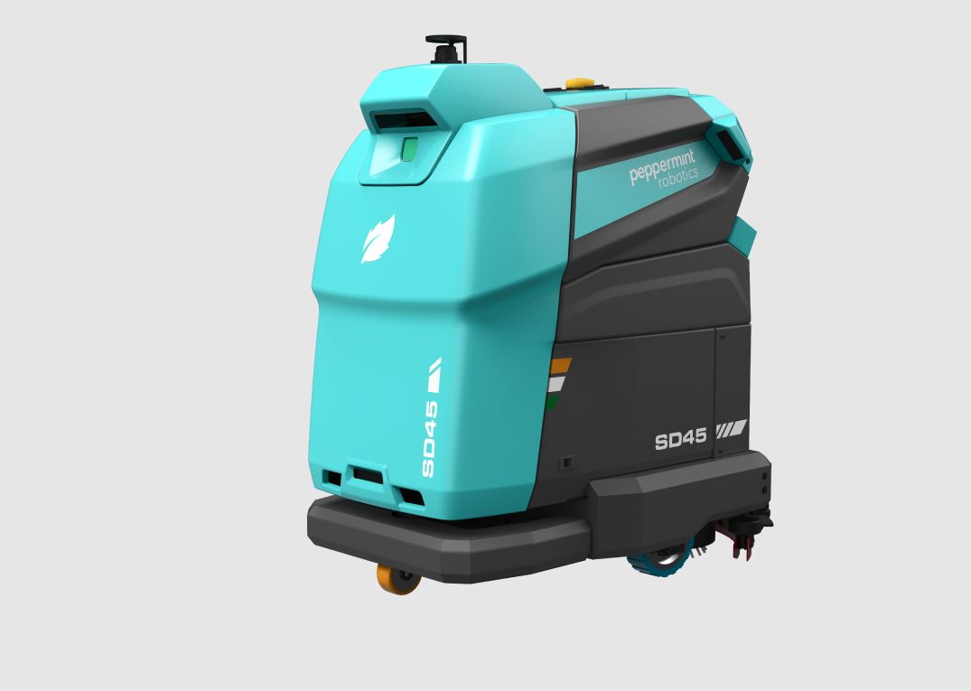SD45 - Gen2 Fully Autonomous Robotic Floor Scrubber Dryer | Peppermint ...