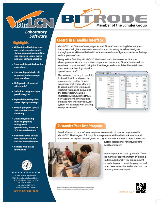 VisuaLCN™ Lab Client software - Brochure