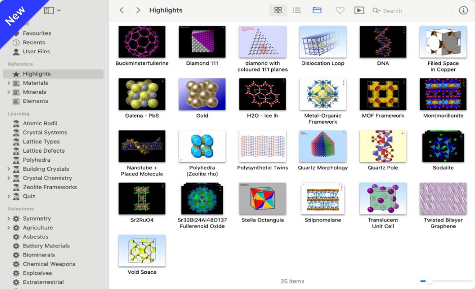 CrystalViewer 11 Exploring Crystal & Molecular Structures Software ...