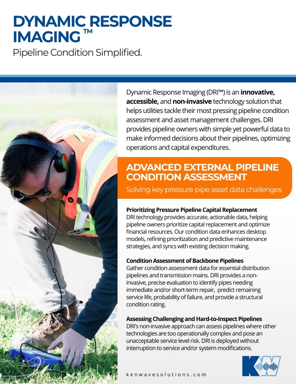KenWave - Model DRI - Pipeline Condition Assessment Dynamic Response ...